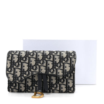 Christian Dior Oblique Saddle Belt Bag Blue 13 of 13