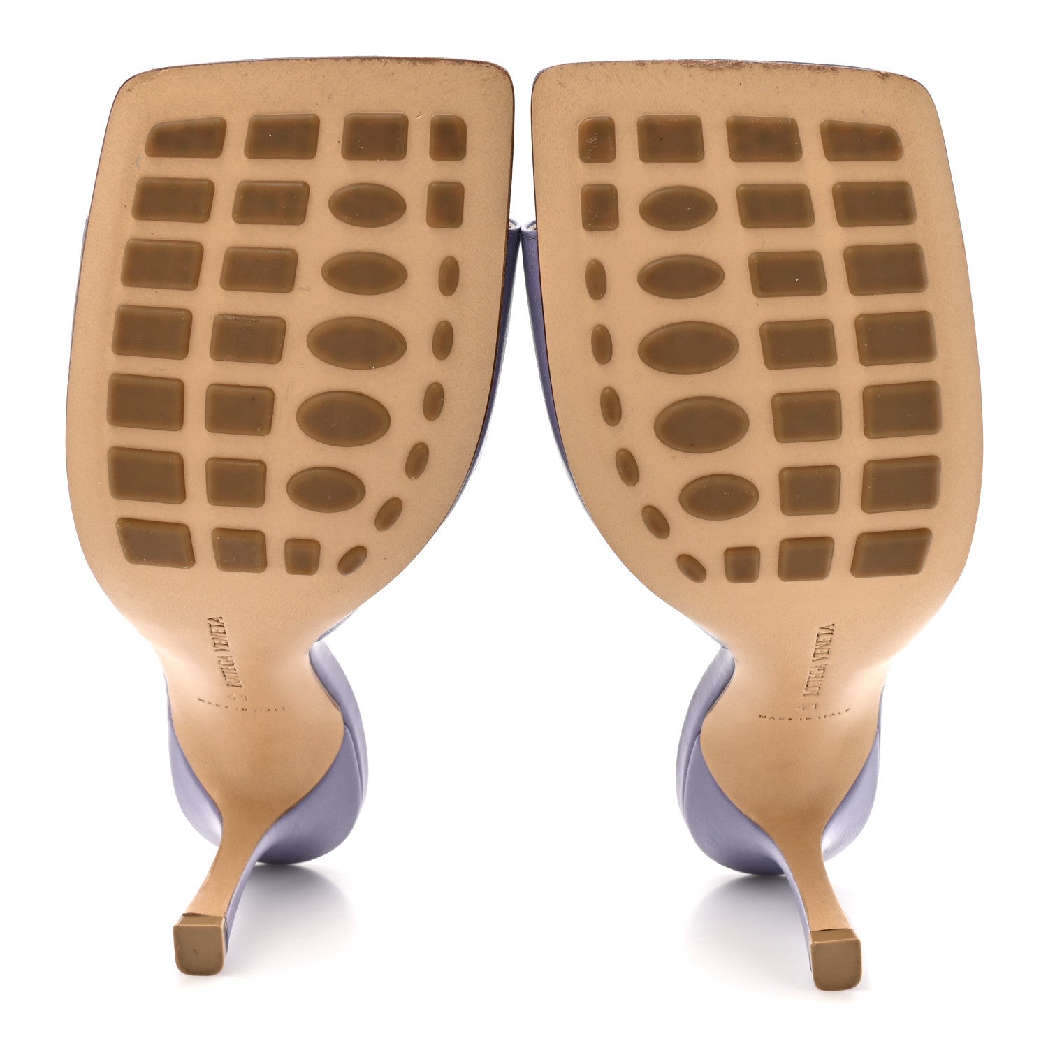 Bottega Veneta Lambskin Stretch Mule Sandals 41 Lavender 1857960