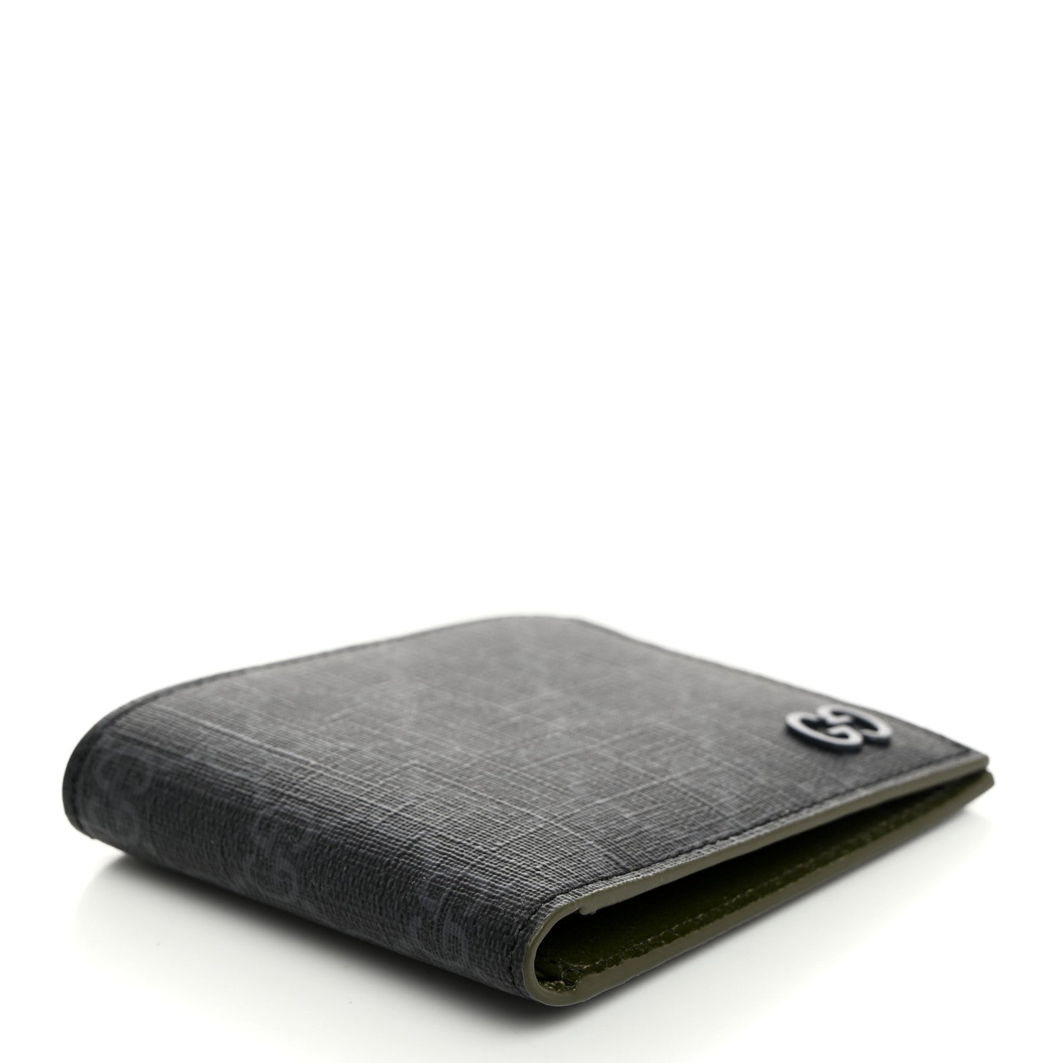 Gucci GG Supreme Monogram Bi-Fold Wallet Black 4 of 7