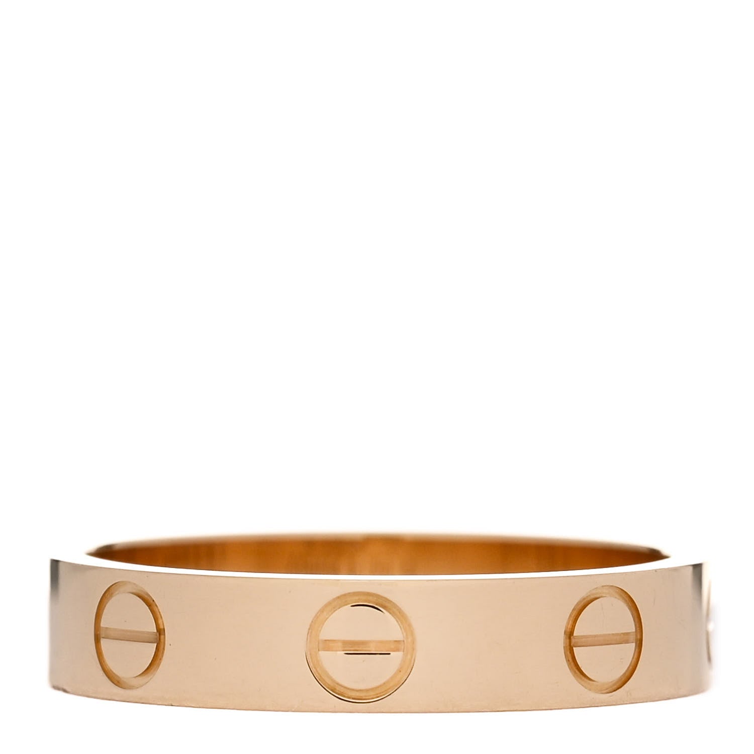 Cartier 18K Yellow Gold 3.5mm LOVE Wedding Band Ring 50 5.25 3 of 5