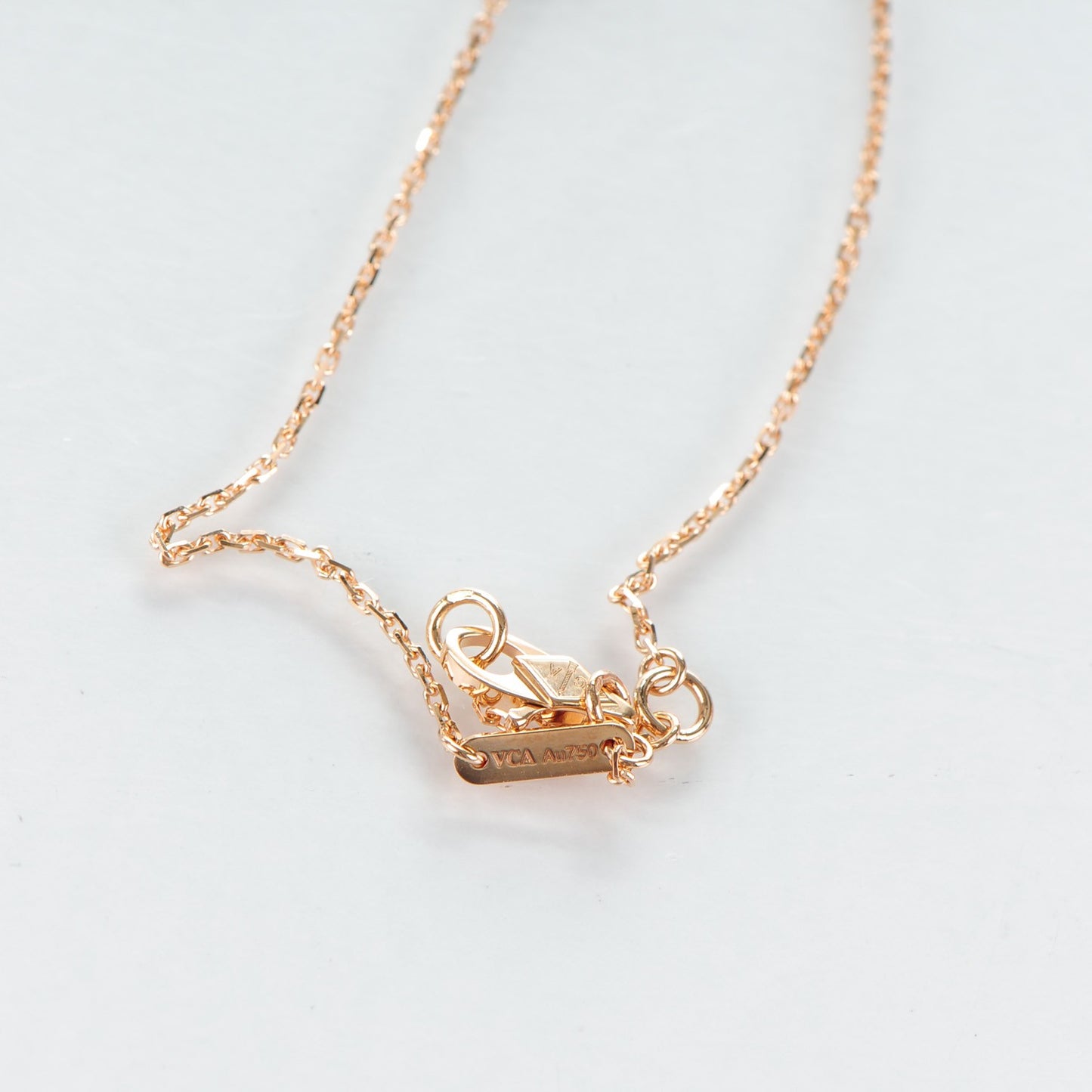 18K Rose Gold Carnelian Sweet Alhambra Heart Bracelet