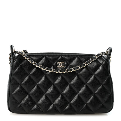 Chanel Caviar Quilted Purse With Chain Black 1 of 11