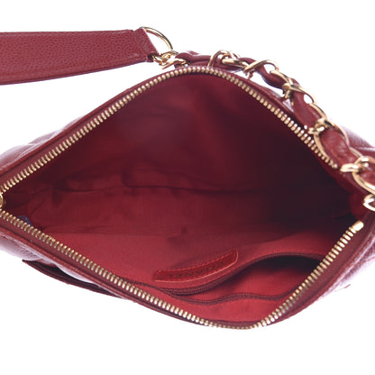 Chanel Caviar Quilted Timeless CC Shoulder Bag Red 7 of 10