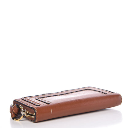 Chloe Grained Calfskin Marcie Long Zip Around Wallet Tan 4 of 18