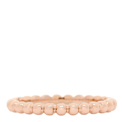 Van Cleef & Arpels 18K Rose Gold Medium Perlee Ring 61 9.5 3 of 5