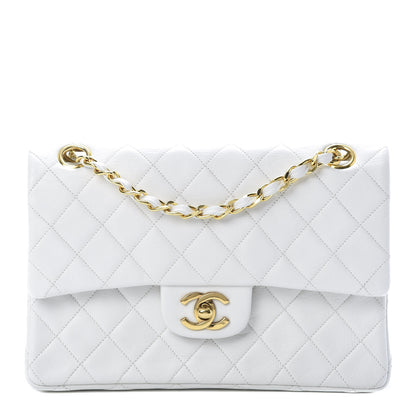 Chanel Lambskin Quilted Small Double Flap White 1 of 15