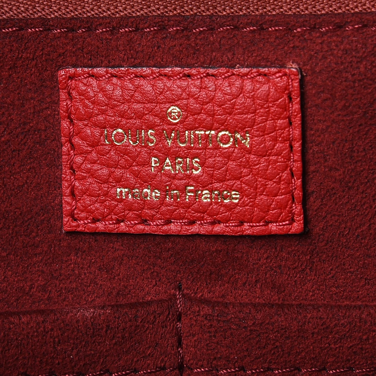 Calfskin Monogram Kimono Tote Cherry