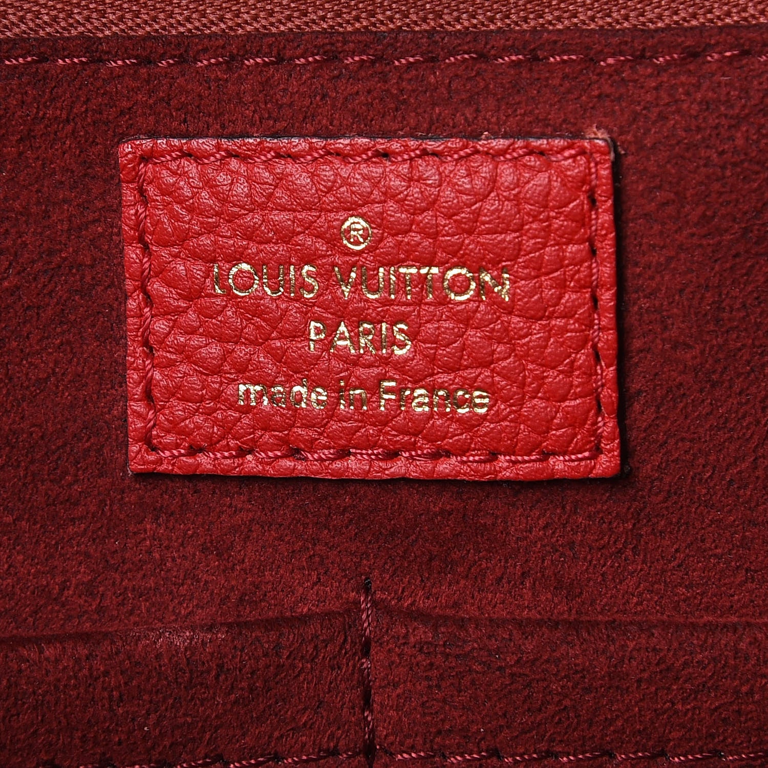 Louis Vuitton Calfskin Monogram Kimono Tote Cherry 6 of 9