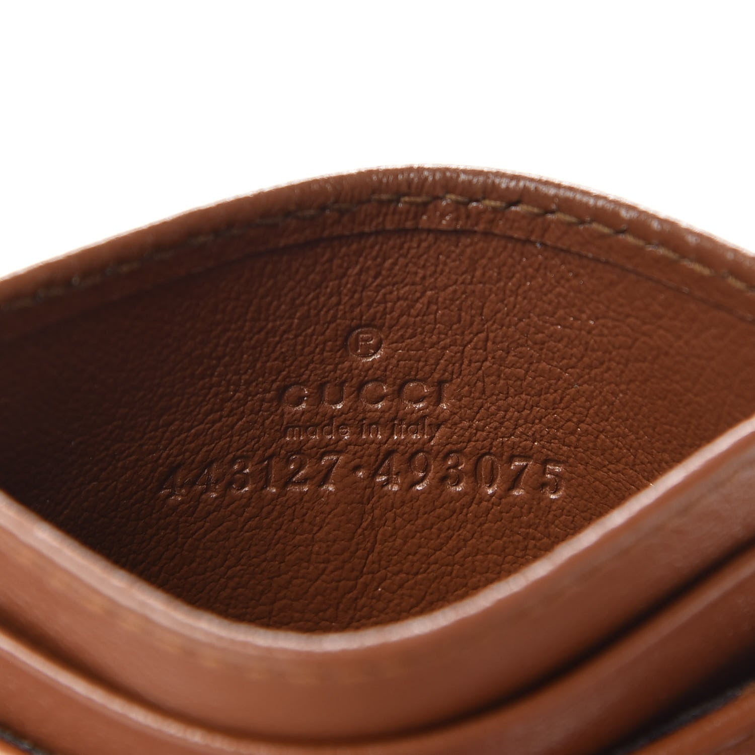 Gucci Azalea Calfskin Matelasse Diagonal GG Marmont Card Holder Cuir 5 of 5