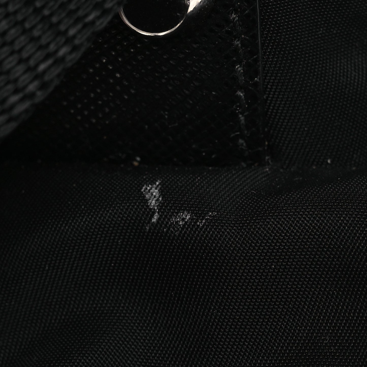 Nylon New Vela Studded Messenger Bag Black