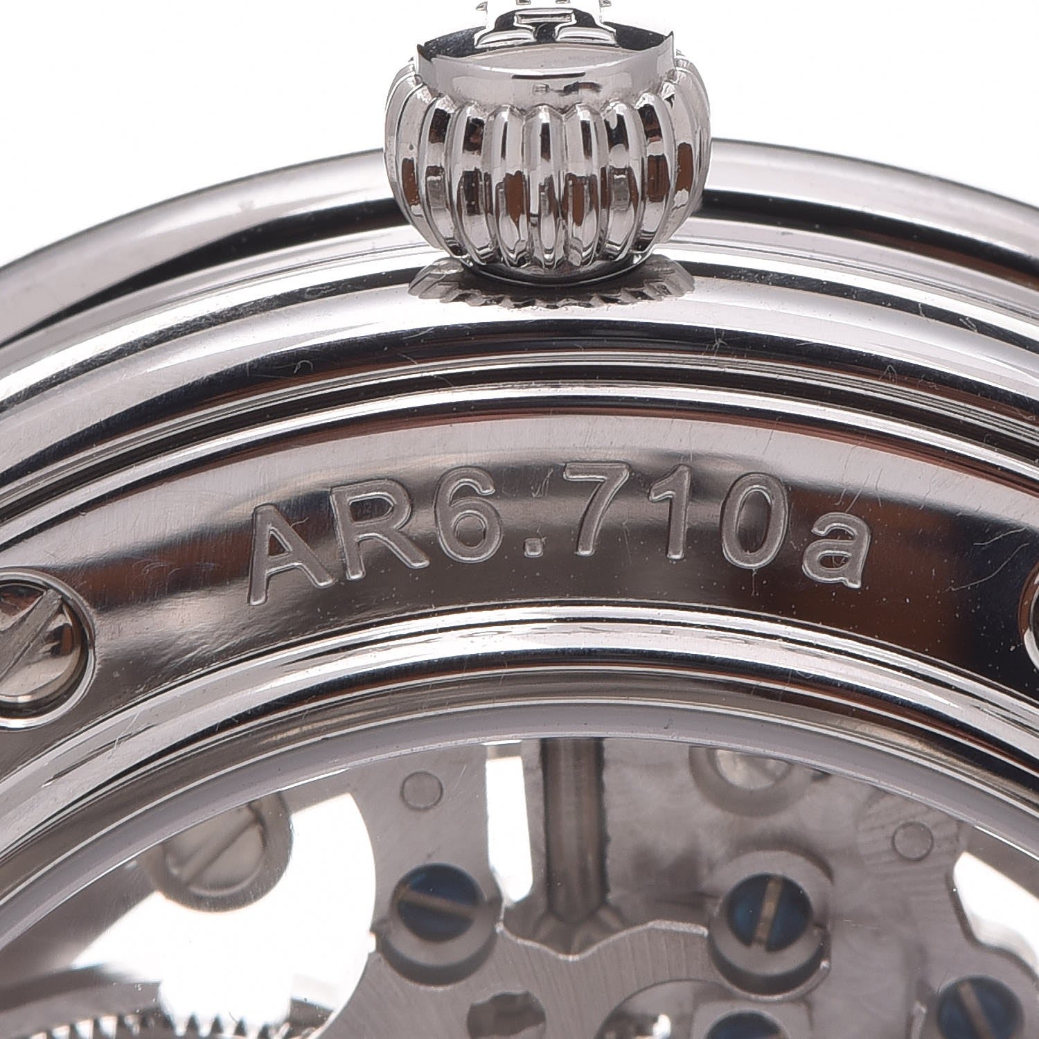 Hermes Stainless Steel Alligator 41mm Arceau Squelette Automatic Watch Marine 6 of 13