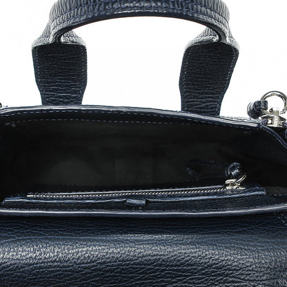 3.1 Phillip Lim 3.1 Textured Calfskin Mini Pashli Satchel Ink 5 of 7