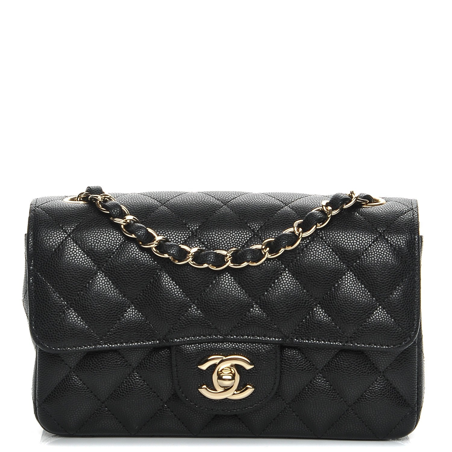 Chanel Caviar Quilted Mini Rectangular Flap Black 1 of 8
