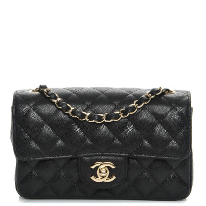 Chanel Caviar Quilted Mini Rectangular Flap Black 1 of 8