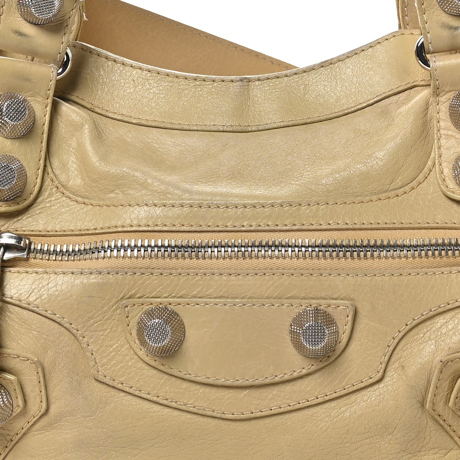 Balenciaga Agneau Giant 21 Silver Hardware City Sahara 9 of 16