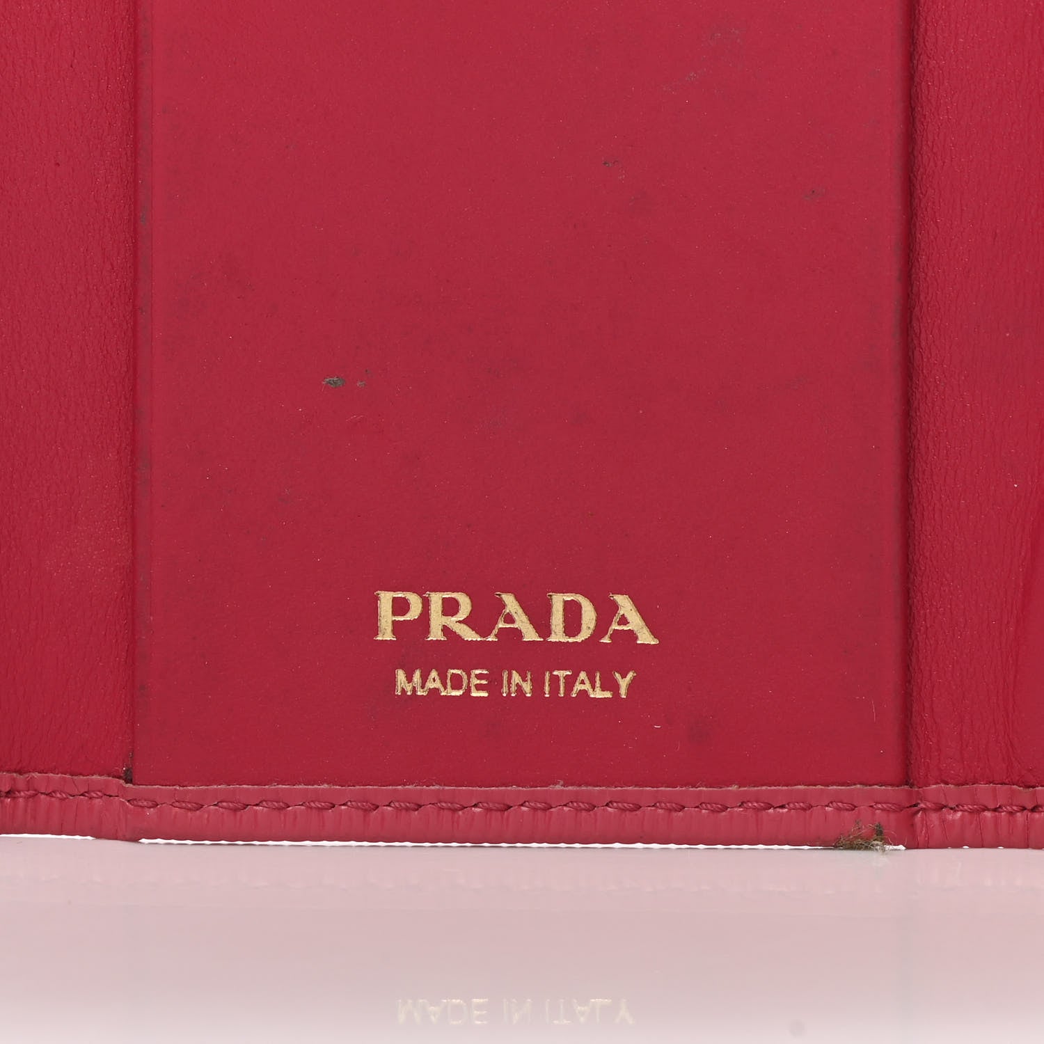 Prada Vitello Move Metal 6 Key Holder Peonia 6 of 8