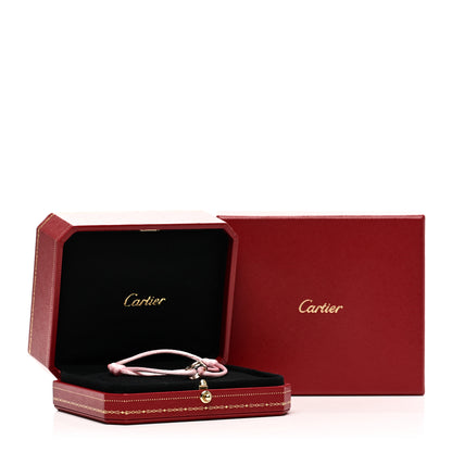 Cartier 18K Pink Yellow White Gold Trinity Adjustable Cord Bracelet Pink 4 of 4
