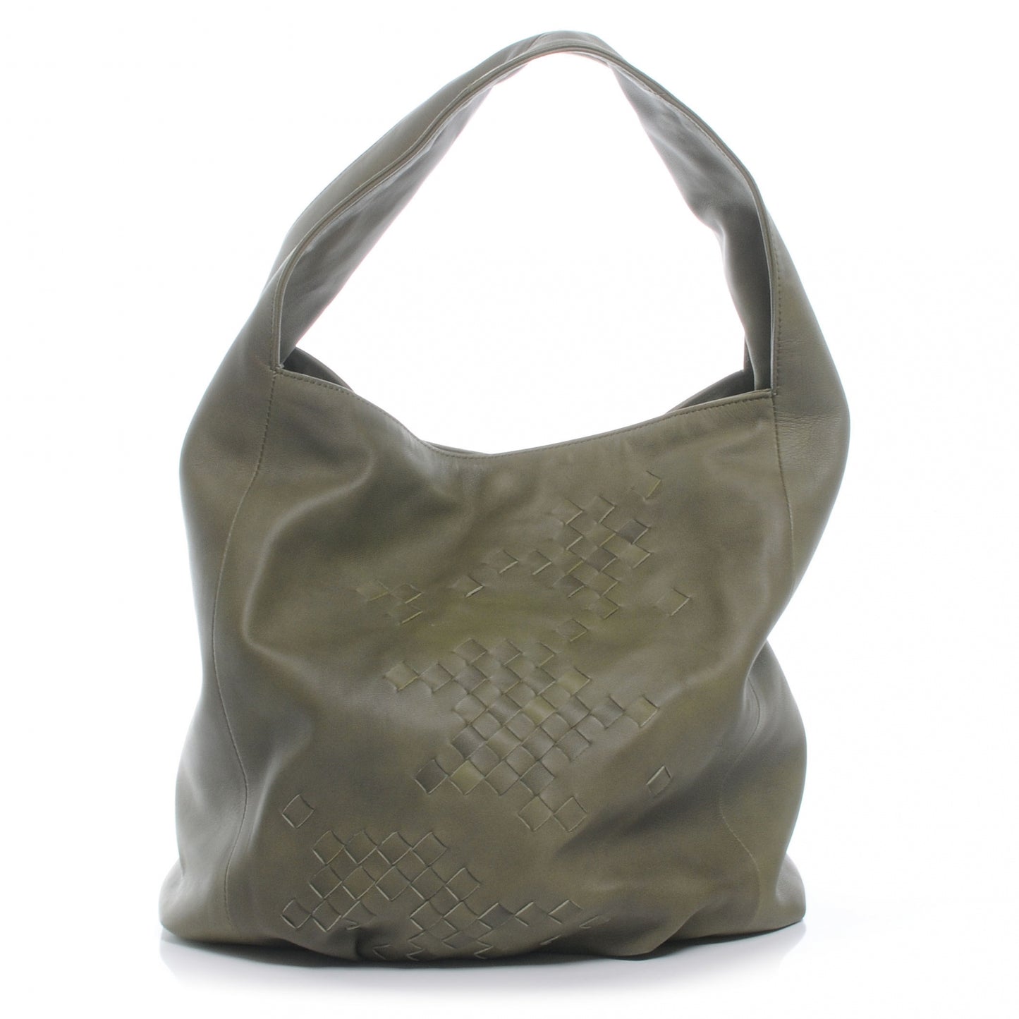 Leather Hobo Olive