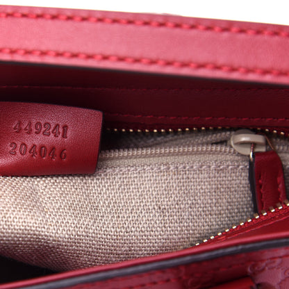 Gucci Microguccissima Small Bree Tote Red 7 of 10