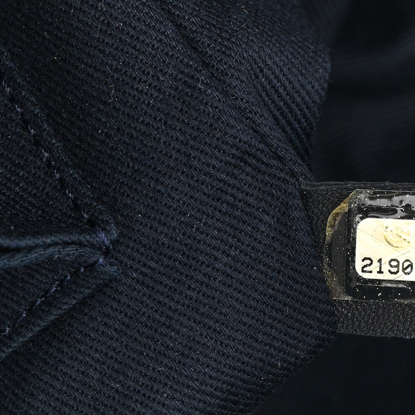 Denim Large Deauville Bowling Bag Blue