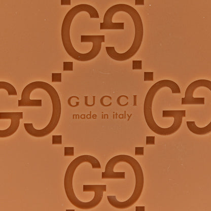 Gucci Original GG Canvas Monogram Womens GG Platform Sandals 37.5 Beige Ebony Sundial Beige Ebony Sundial 7 of 10