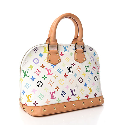 Louis Vuitton Monogram Multicolor Alma White 2 of 11