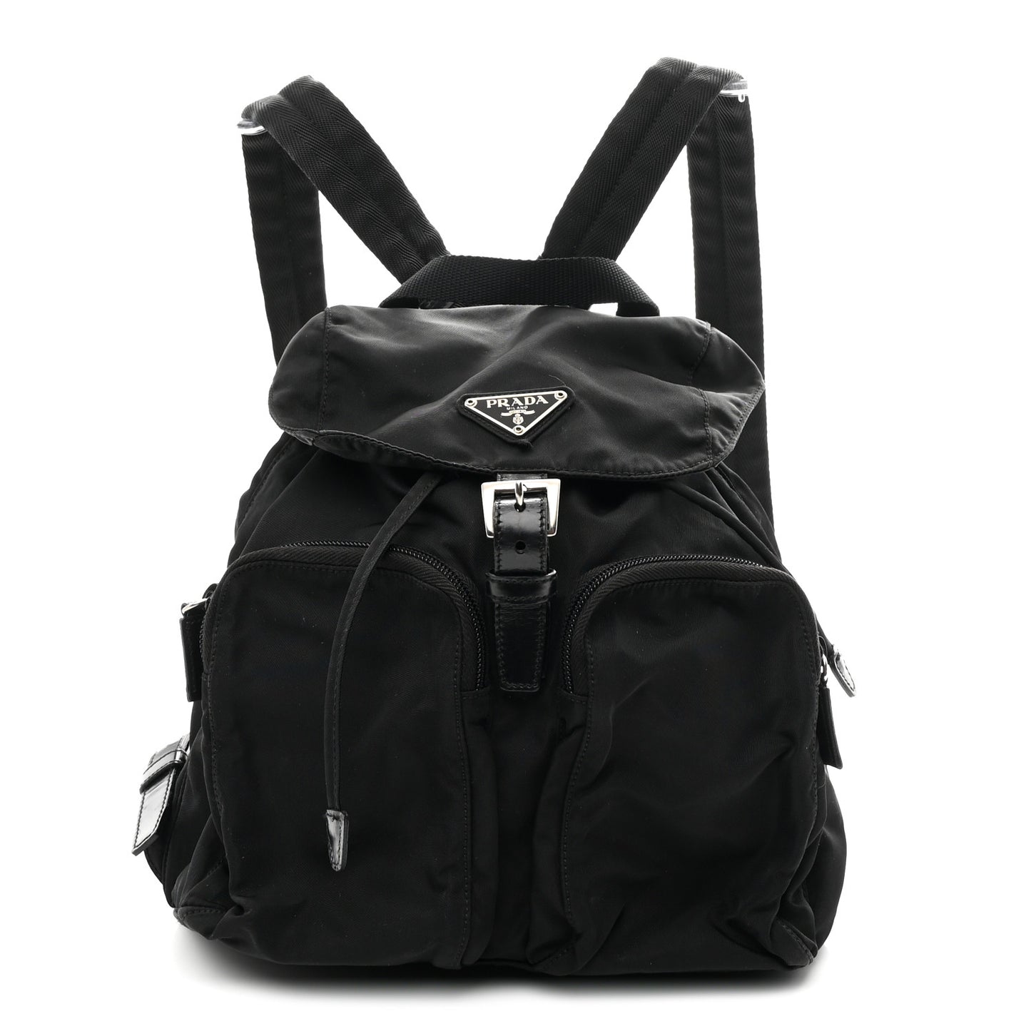 Nylon Vela Medium Backpack Black