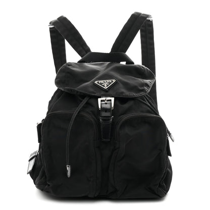 Prada Nylon Vela Medium Backpack Black 1 of 10