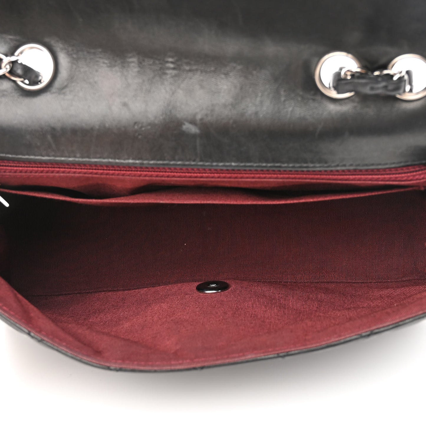 Lambskin Medium Coco Rider Flap Black