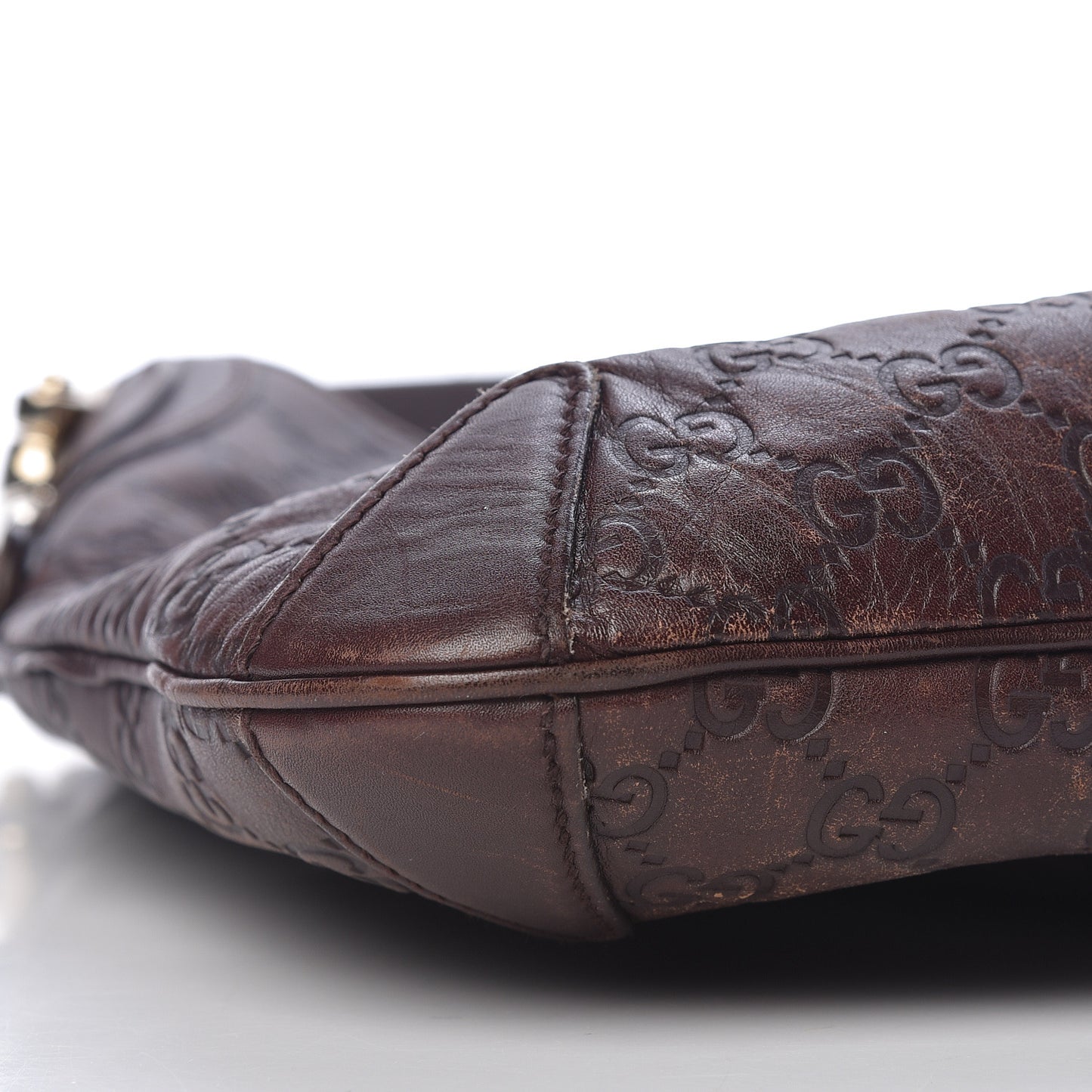 Guccissima Creole Hobo Chocolate