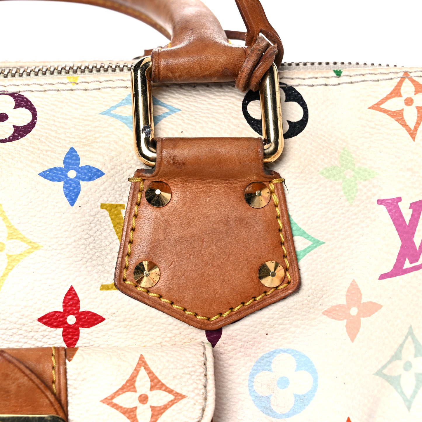 Monogram Multicolor Speedy 30 White