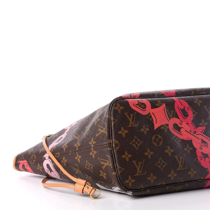 Louis Vuitton Monogram Bay Neverfull MM Rose Ballerine Poppy 9 of 16