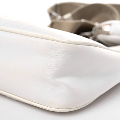 Prada Nylon Re-Edition 2005 Shoulder Bag White 9 of 16
