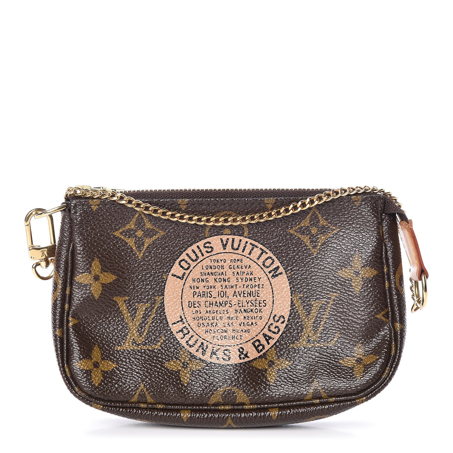 Louis Vuitton Monogram Complice Trunks and Bags Mini Pochette Accessories Beige 1 of 11