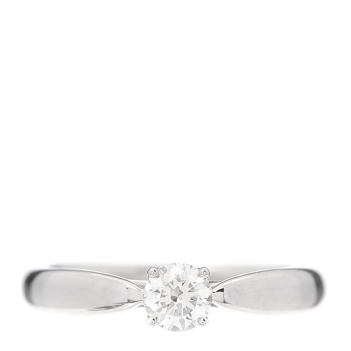Platinum Diamond .23ct Harmony Solitaire Engagement Ring 48 4.5