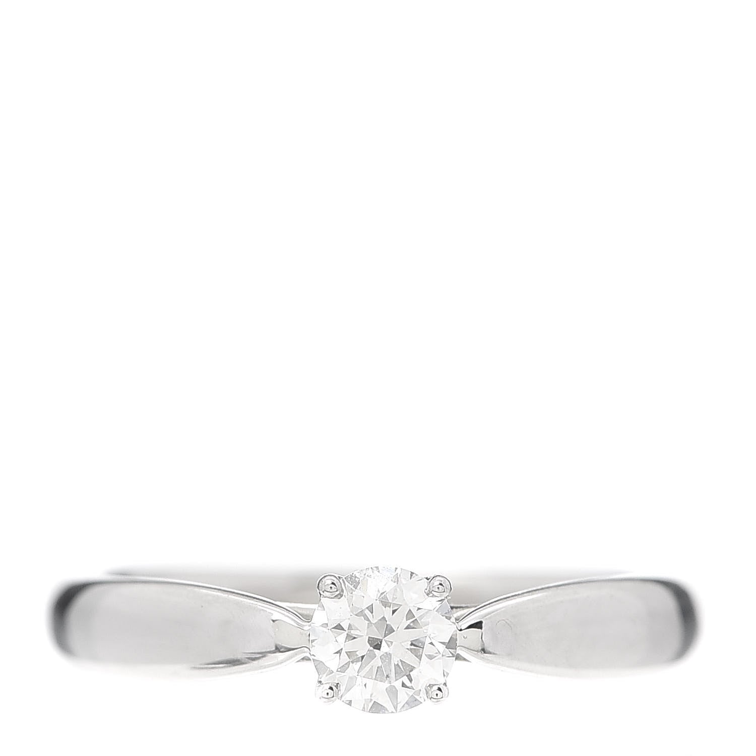 Tiffany Platinum Diamond .23ct Harmony Solitaire Engagement Ring 48 4.5 1 of 6