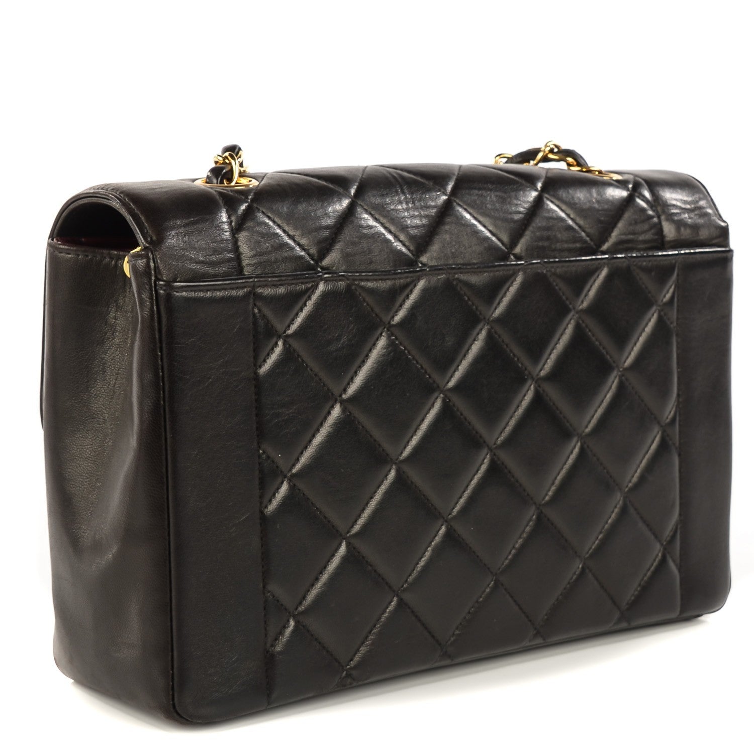 Chanel Lambskin Quilted Small Single Flap Black 4 of 10