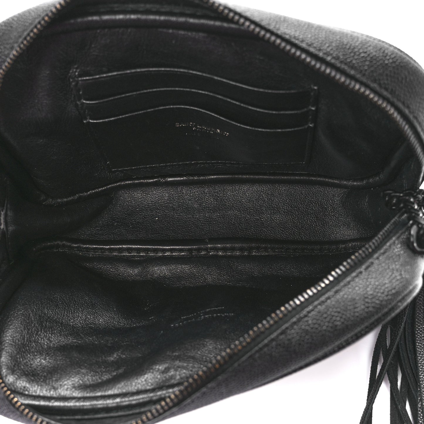 Grain De Poudre Matelasse Monochrome Monogram Mini Lou Camera Bag Black
