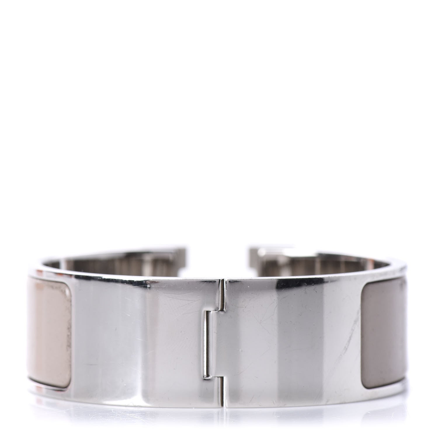 Hermes Enamel Wide Clic Clac H Bracelet PM Marron Glace 3 of 5