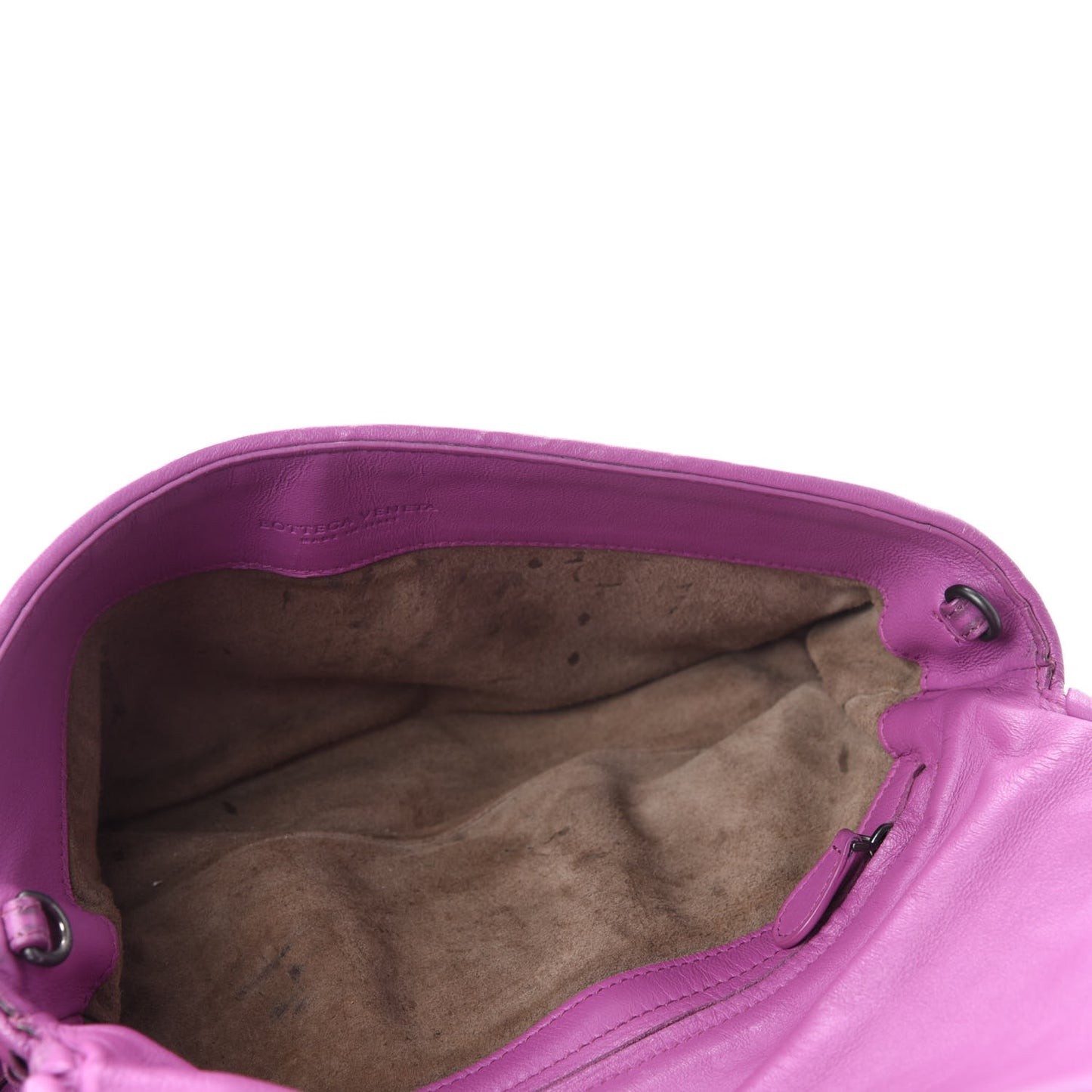 Nappa Intrecciato Dahlia Clutch Crossbody Peony
