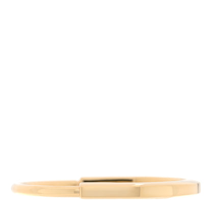 Tiffany 18K Yellow Gold Tiffany Lock Bangle Bracelet 2 of 5