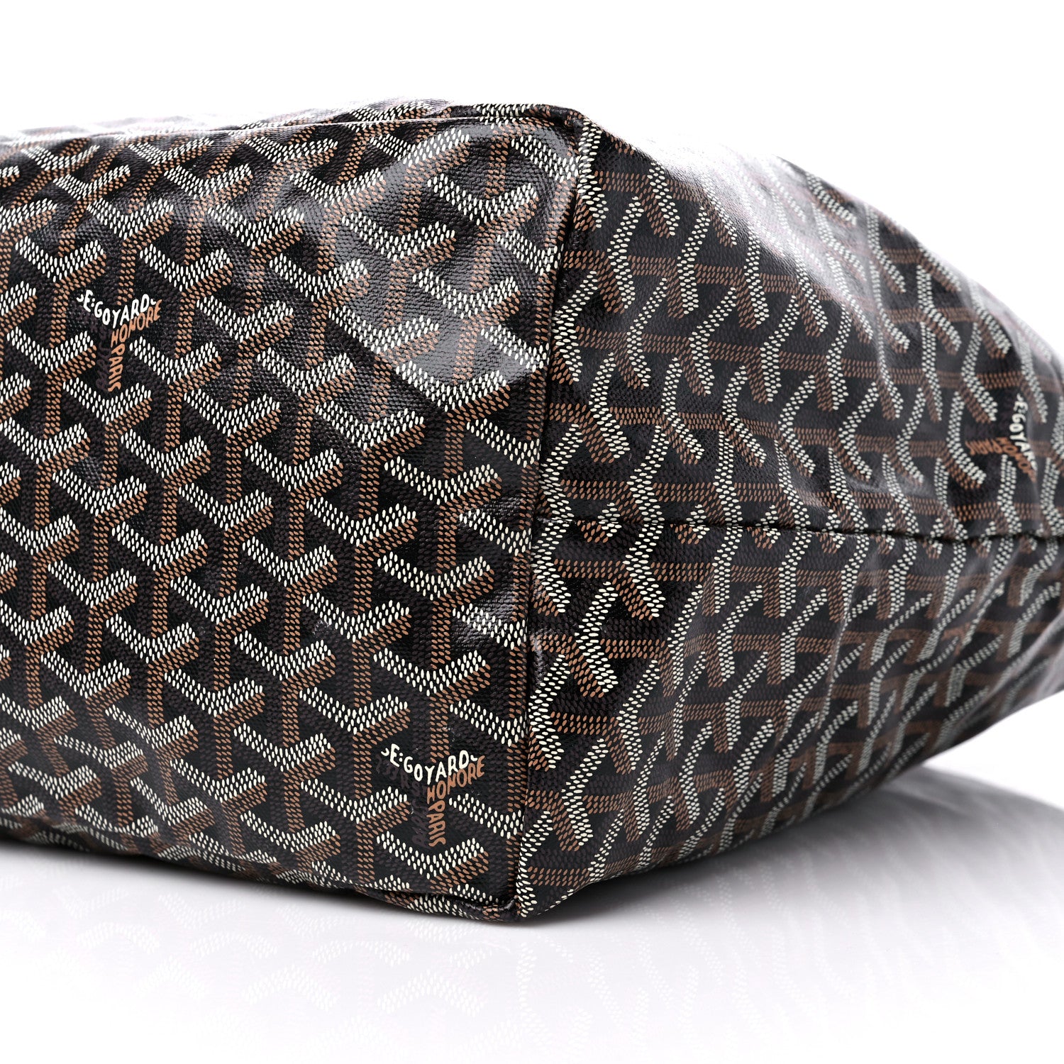 Goyard Goyardine Saint Louis GM Black Gold 9 of 10