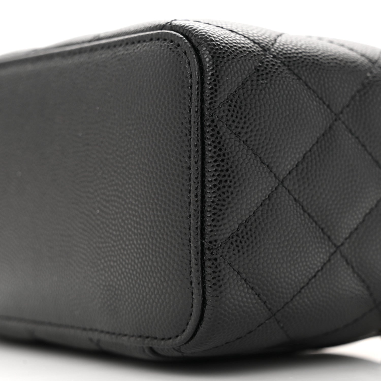 Chanel Caviar Quilted Small Vanity Case With Chain Black 10 of 12