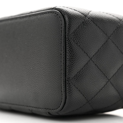 Chanel Caviar Quilted Small Vanity Case With Chain Black 10 of 12