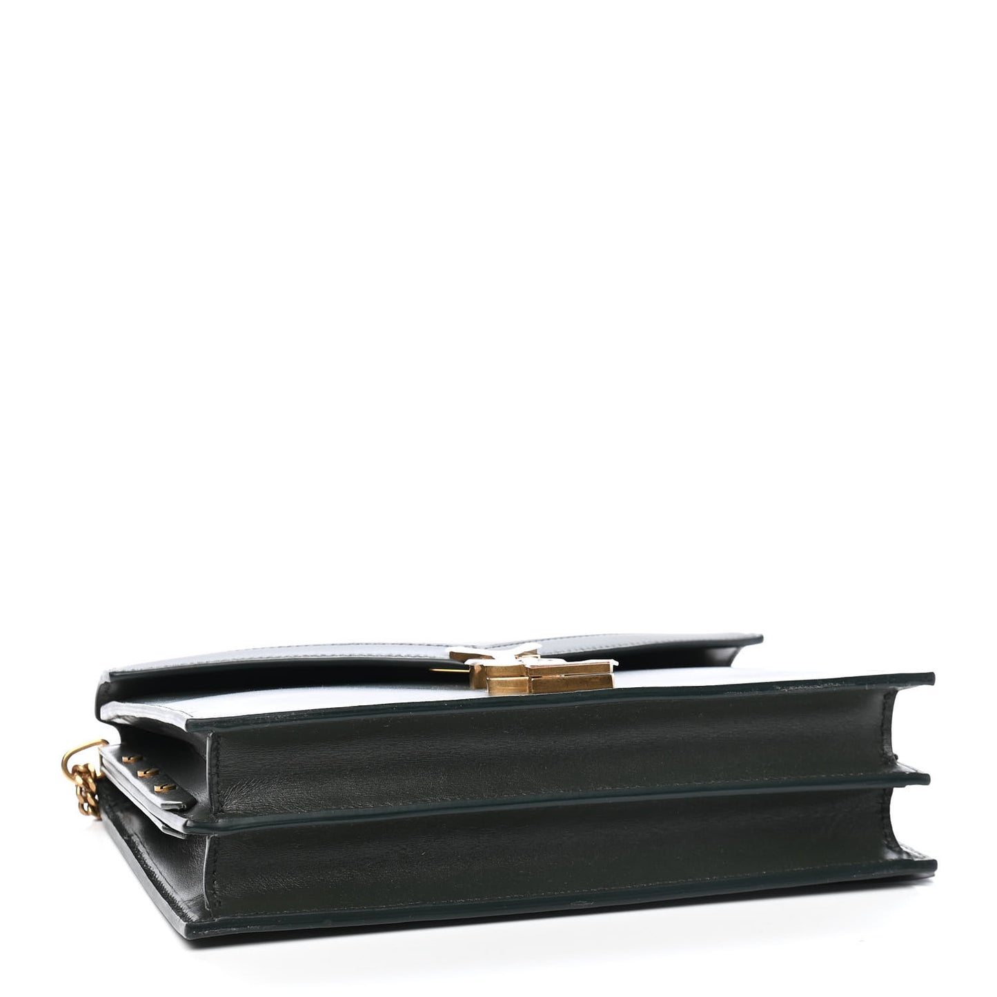 Smooth Calfskin Monogram Cassandra Clasp Bag Dark Green