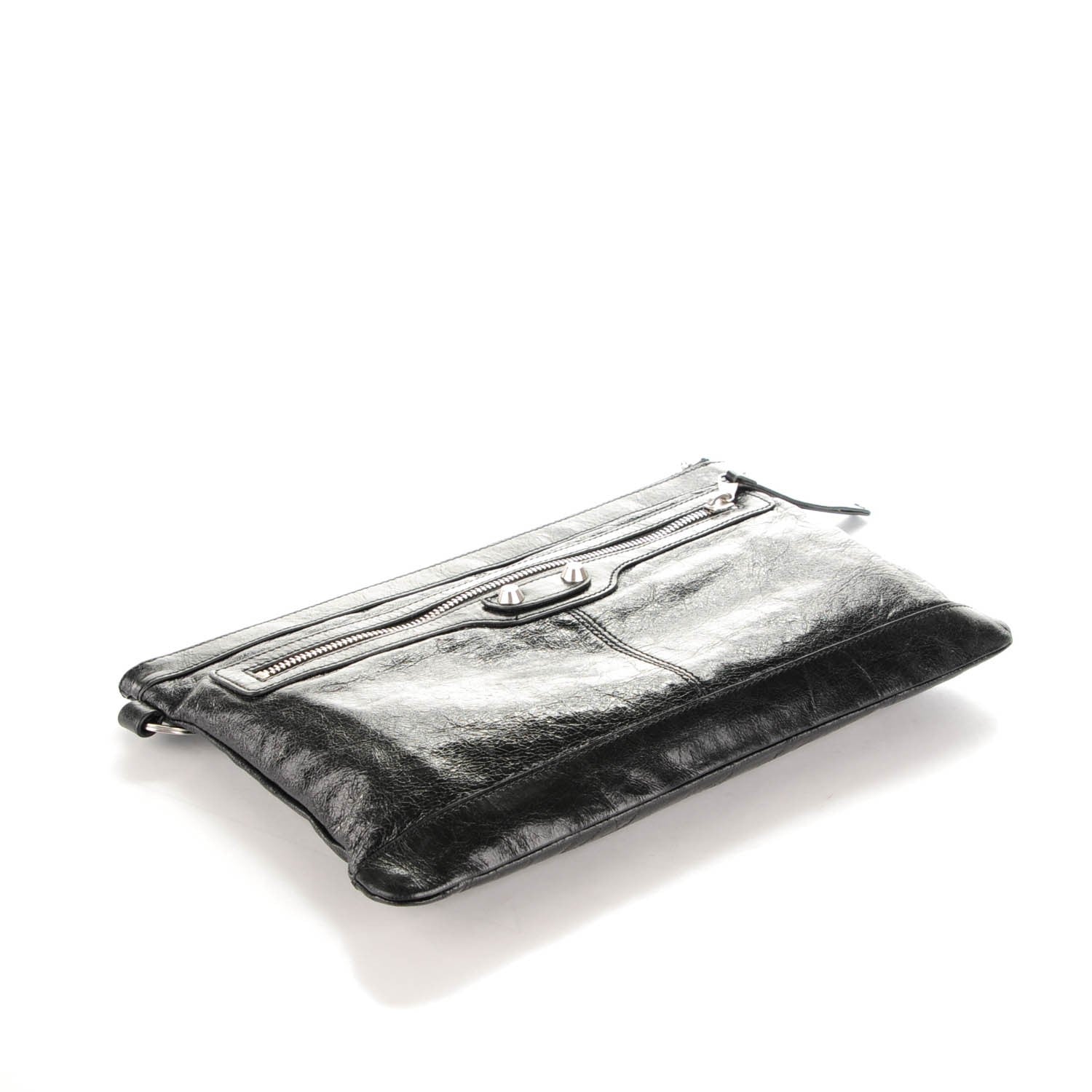 Balenciaga Agneau Arena Classic Hardware Small Clip Black 4 of 7