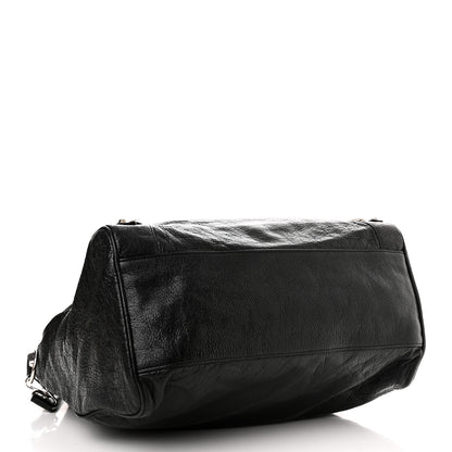 Balenciaga Agneau Classic Silver Hardware Velo Black 3 of 10