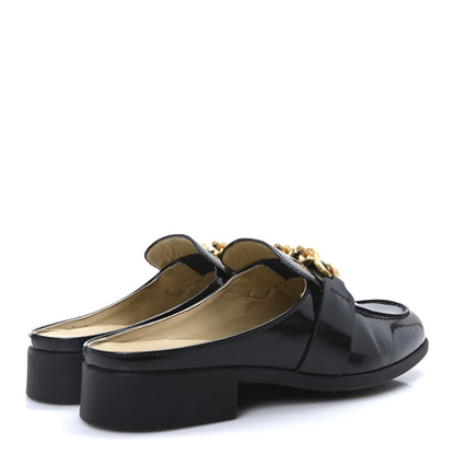 Bottega Veneta Glossy Calfskin Monsieur Loafers 37 Black 5 of 9