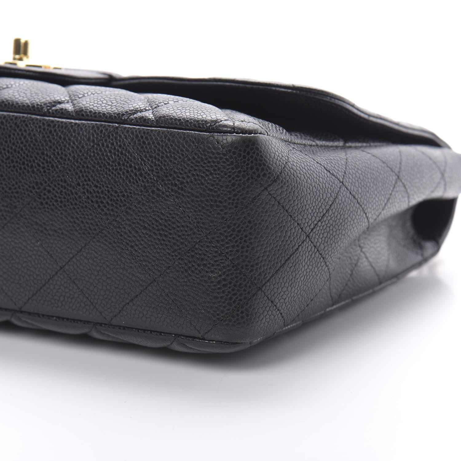 Chanel Caviar Quilted Jumbo Single Flap Black 10 of 10