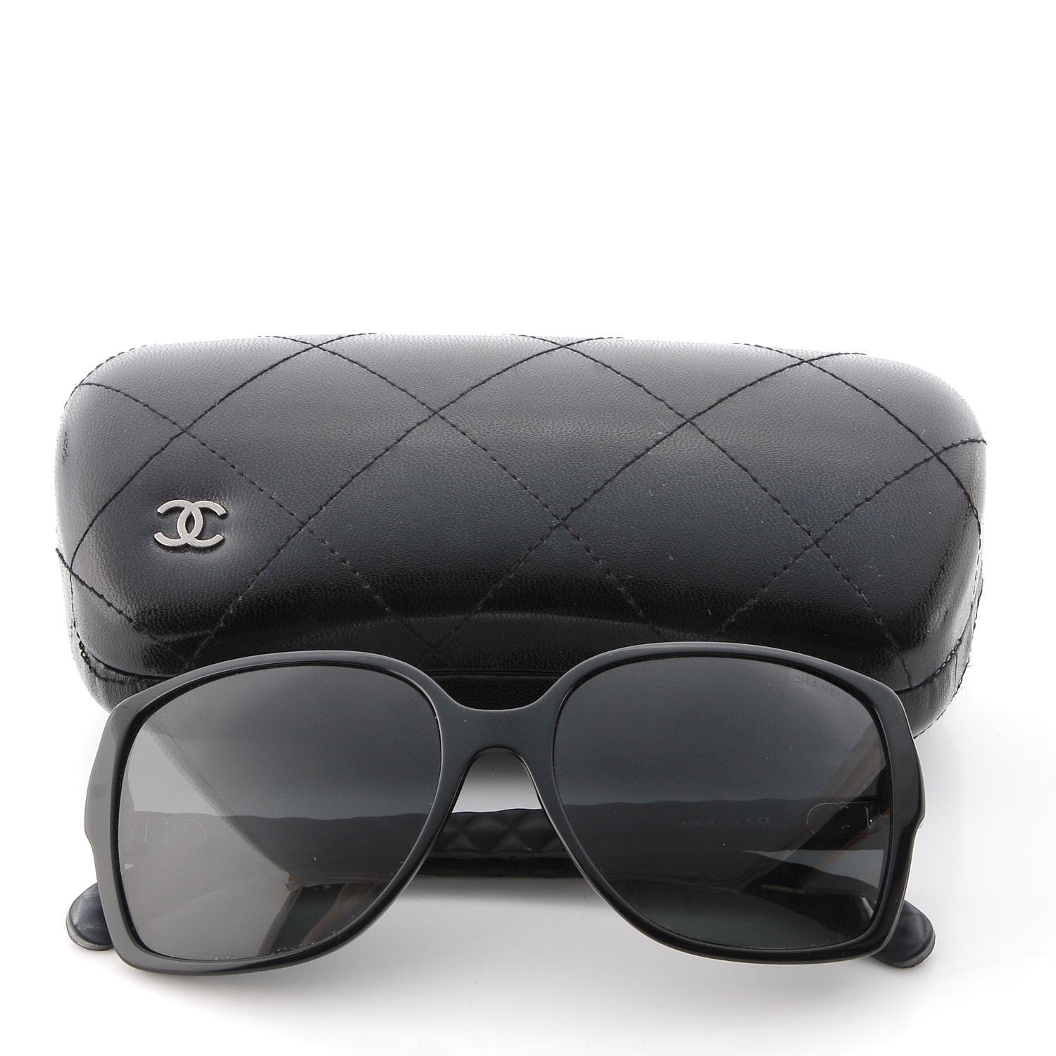 Chanel Quilted CC Sunglasses 5289-Q Black 7 of 7